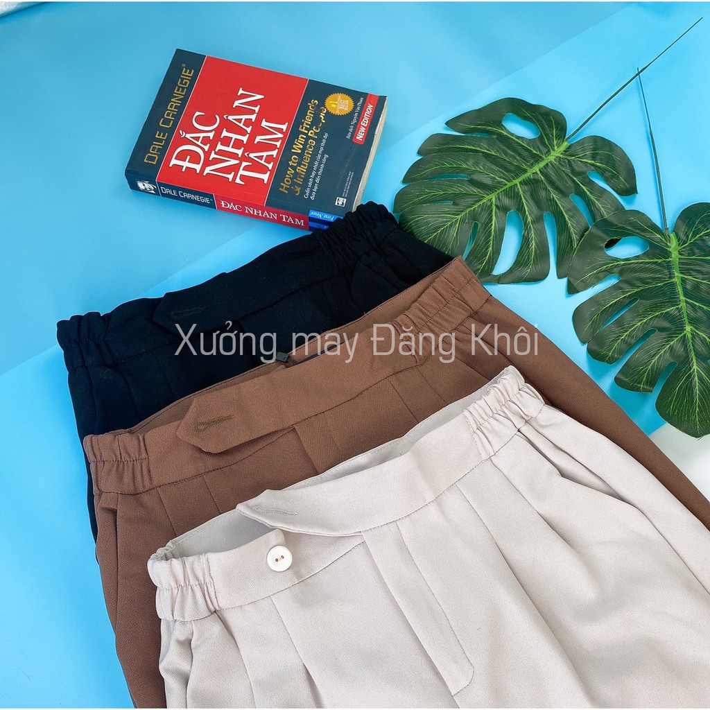 Quần Tây Công Sở Nữ, Quần Âu Nữ Baggy Chun Sườn Vải Vitek Xuất Khẩu Ống Suông Loại Đẹp B093 | BigBuy360 - bigbuy360.vn