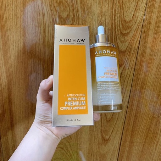 Serum Vàng Ahohaw After Solution Inten Cure Premium 50-150ml Ngăn Ngừa Lão Hóa Cải Thiện Nếp Nhăn