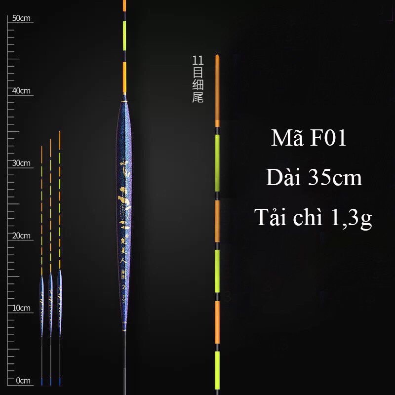 Phao câu đài nano câu cá rô phi Lam Ngọc cao cấp siêu nhạy