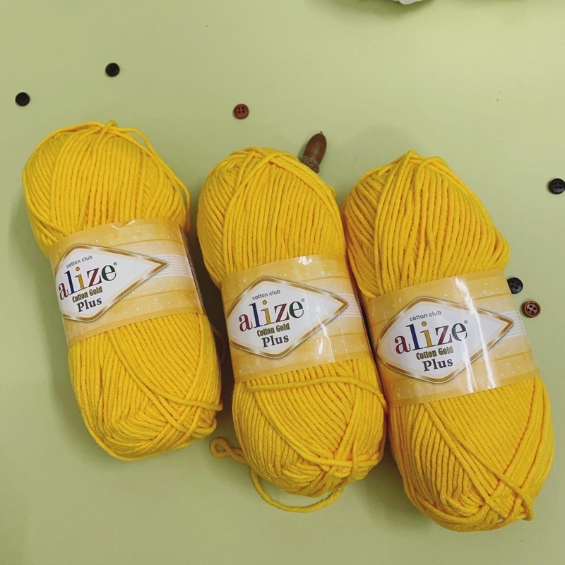 [SALE SỐC] Len cotton nhập khẩu chính hàng Alize cotton gold plus cực mềm 100gr/cuộn