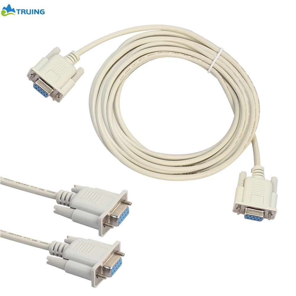 Dây Cáp Truyền Dữ Liệu 9.8 Feet Rs232 Db9 Female Sang Db9 Female 9 Pin Com Cho Pc