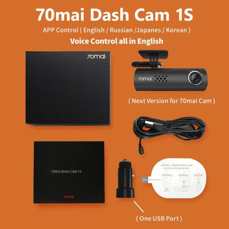 A3✸☸D06 1S 70mai Camera hành trình Xiaomi Smart Dash Cam