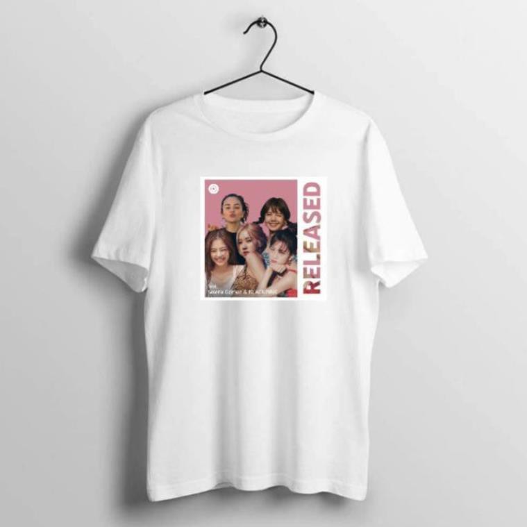 HOT- áo thun ICE CREAM IMAGE BLACKPINK X SELENA siêu chất
