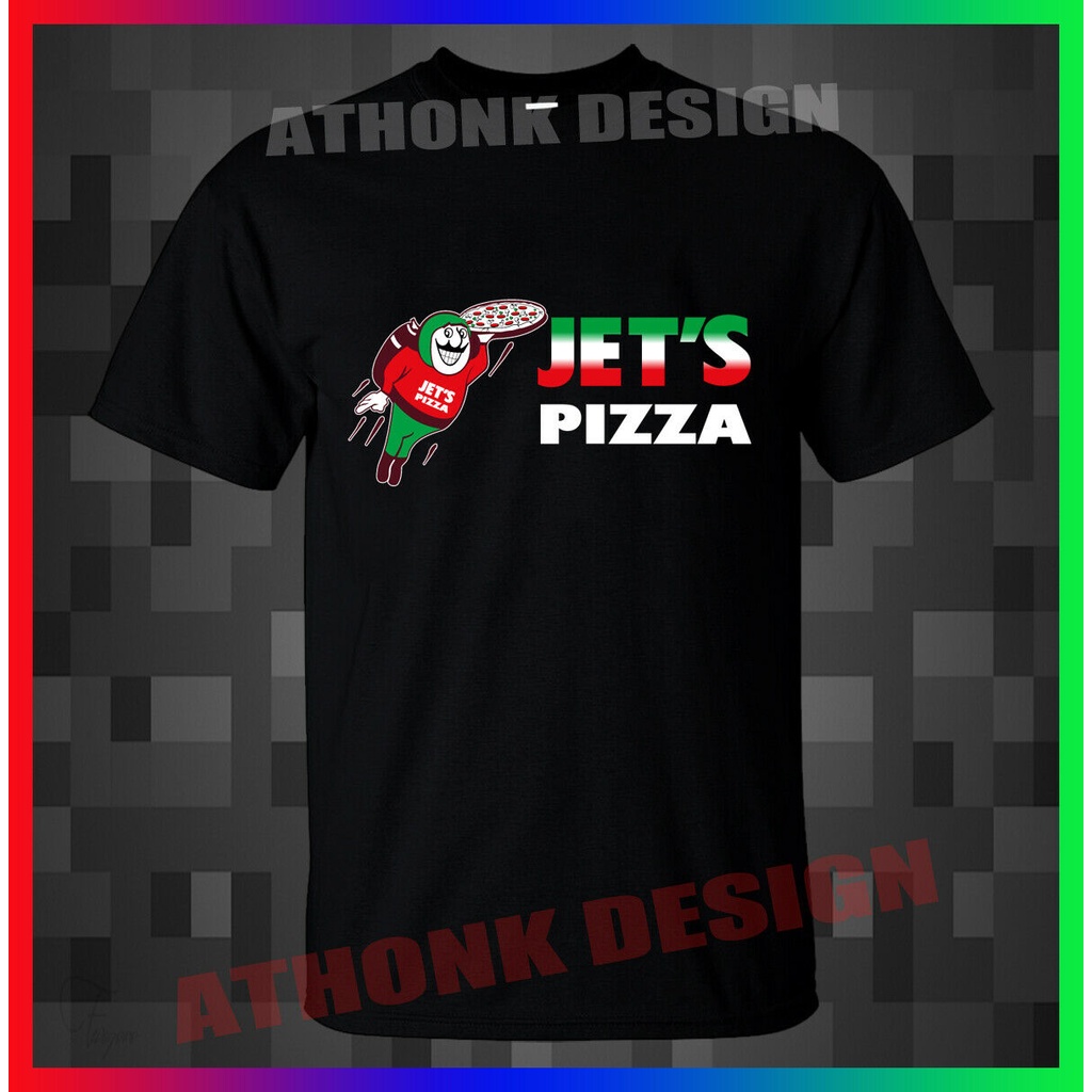 Thiết kế mới lạ Áo thun nam ngắn in hình Áo thun Jet 's Pizza