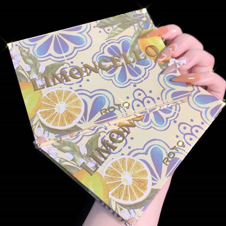 Bảng phấn mắt nhũ lì 12 ô Roto Limoncello cao cấp Sena Beauty | BigBuy360 - bigbuy360.vn