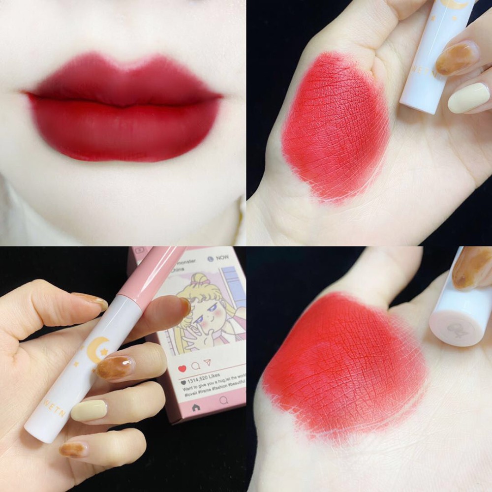 [Hàng mới về] Set 8 son môi nhung lì lâu trôi mịn màng thiết kế hình điếu thuốc sáng tạo | BigBuy360 - bigbuy360.vn