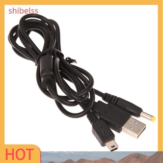 （ʚshibelss）1.2m 2 in 1 USB Data Data Transfer Sync Charge Cable Cord Wire for Sony PSP