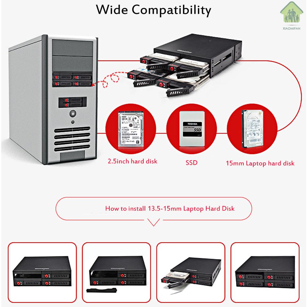 Ổ Cứng Ssd Oimaster 4 Bays 2.5 '' Sata Hdd Ssd 5.25 '' | BigBuy360 - bigbuy360.vn