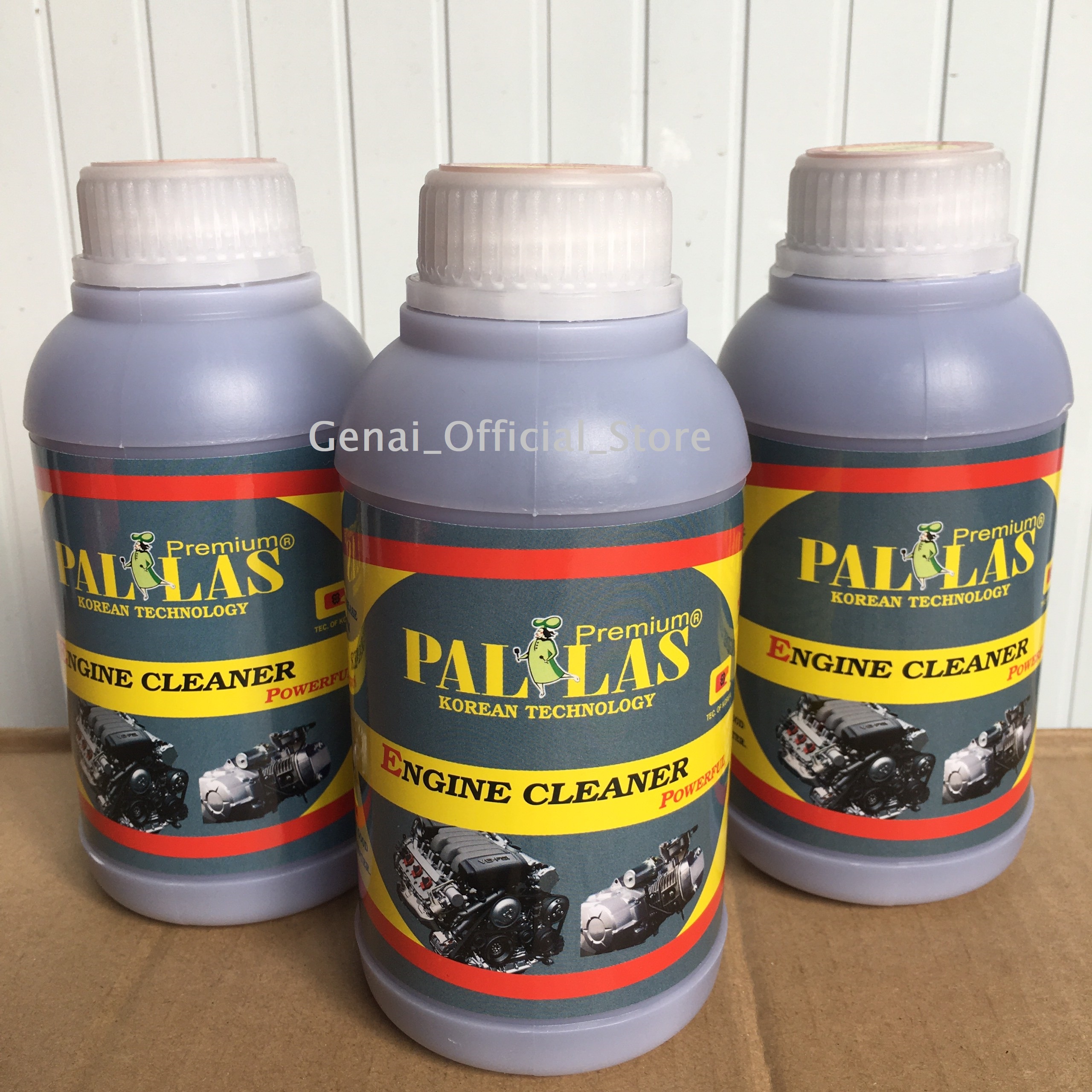 Dung dịch tẩy rửa lốc máy cực mạnh Pallas Engine Cleaner Powerful 500ml,nước tẩy rửa vệ sinh khoang máy,làm sạch_P-0501