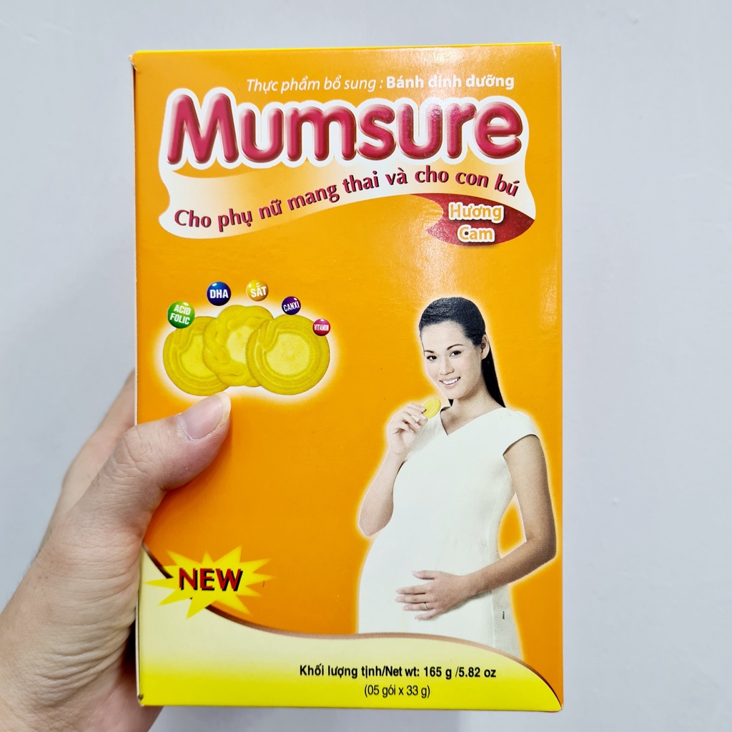 Bánh Dinh Dưỡng Mumsure 165 gam bibica - Sản phẩm dinh dưỡng dành cho phụ nữ mang thai