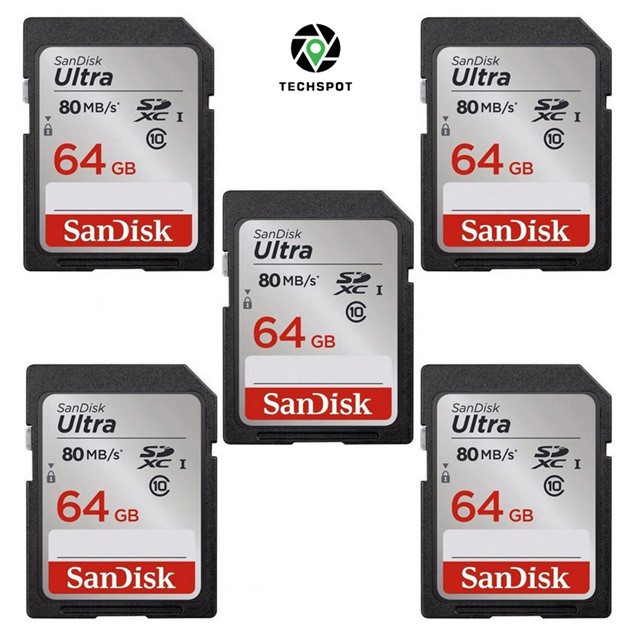 Thẻ Nhớ 64Gb Sdxc Ultra Plus 80Mb/S Class 10 Uhs 1 - Bh 5 Năm