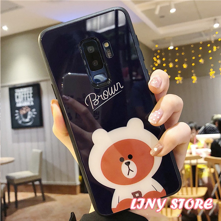 [ TẶNG DÂY ĐEO CỔ + POP ] Ốp Gấu Brown cao cấp cho Samsung | BigBuy360 - bigbuy360.vn