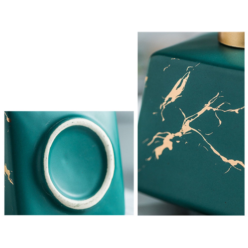 Bình Sứ Đựng Xà Phòng Dạng Lỏng 260ml Có Thể Bơm Lại Tiện Dụng