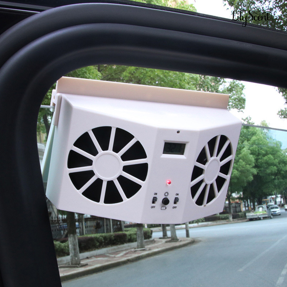 Car Auto Fan Window Air Vent Vehicle Ventilation System Radiator
