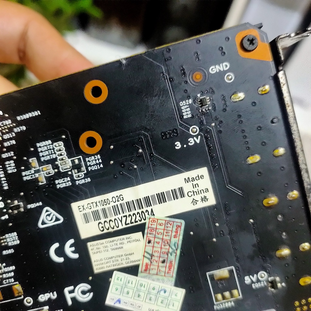 Cạc Màn Hình - VGA  Asus GTX1050 2G DDR5 2 Fan ( Cũ - 2nd ) | BigBuy360 - bigbuy360.vn