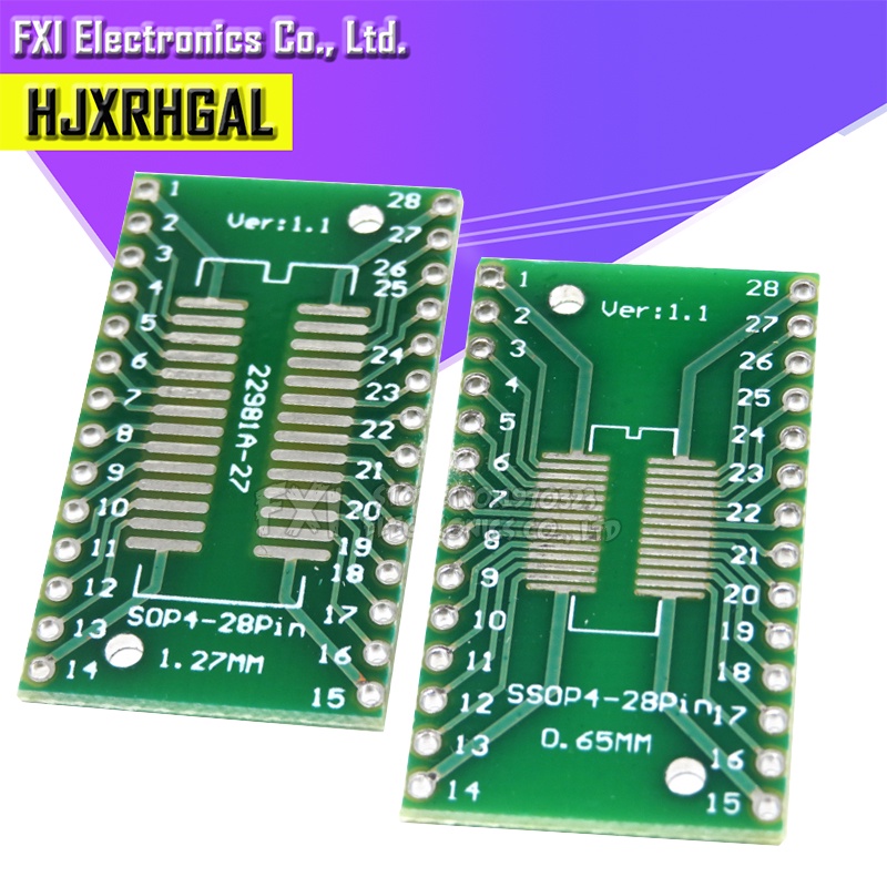 Set 10 Bảng Mạch Chuyển Đổi TSSOP28 SSOP28 SOP28 Sang DIP28