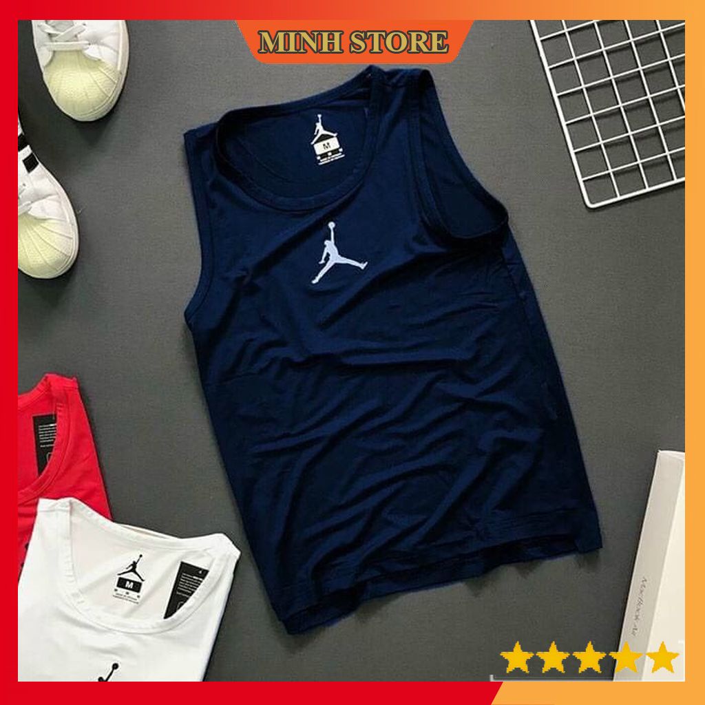 Áo ba lỗ thể thao nam tập gym ba lỗ nam mặc nhà thể thao nam  cotton Co Giãn, Năng Động Mùa Hè A3L01 Minhstore66