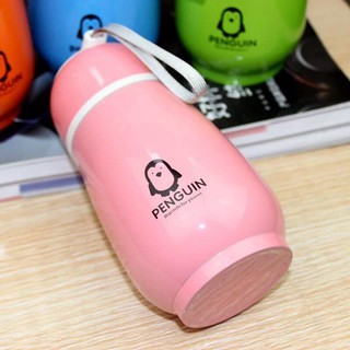 [FREESHIP 50K] Bình Giữ Nhiệt Penguin Kute Dễ Thương - Ca Giữ Nhiệt Trẻ Em 280ml