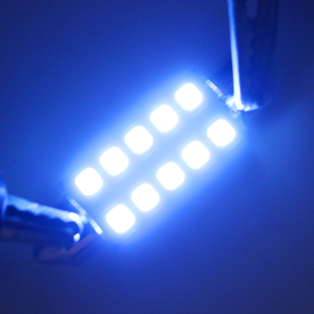 Set 2 Đèn Led Chiếu Biển Số Xe Ô Tô 31mm 36mm 39mm 41mm C5W