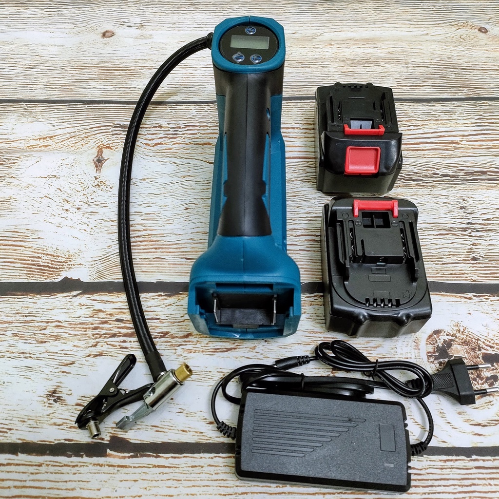 SV Máy bơm hơi dùng pin 18V - 21V tự động (chung chân pin Makita)