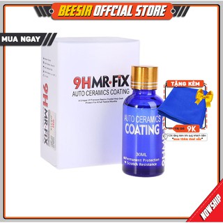 [Kèm Quà Tặng] Dung Dịch Phủ Bóng Xe Ô Tô Auto Ceramic Coating 9H MR-FIX 30ml BEESIR - Hàng Chính Hãng