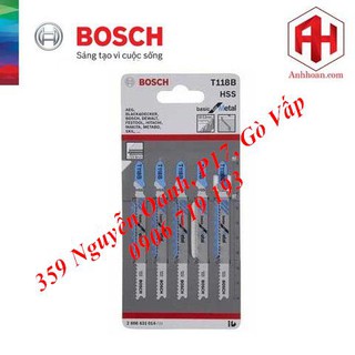 Lưỡi cưa lọng kim loại Bosch T118B