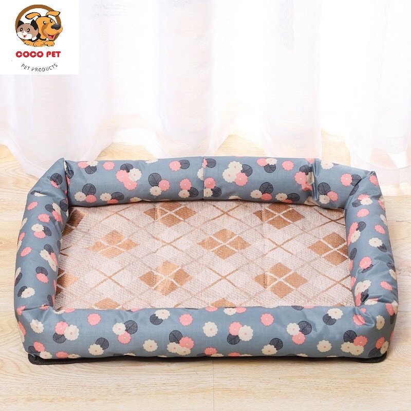 Đệm Nằm Mùa Hè - Thảm Chiếu Điều Hòa Cho Chó Mèo Chống Nóng, Thoáng Mát Loại Cao Cấp Được Chọn Màu