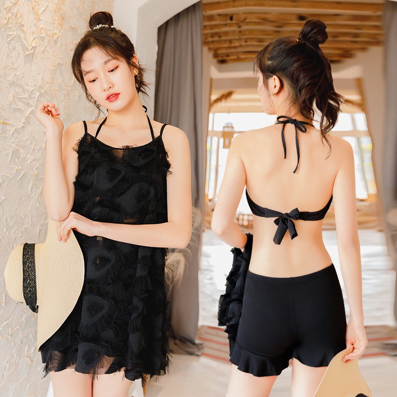 Bộ Đồ Bơi Ba Mảnh Che Phủ Bụng Phong Cách Hàn Quốc Cho Học Sinh | BigBuy360 - bigbuy360.vn