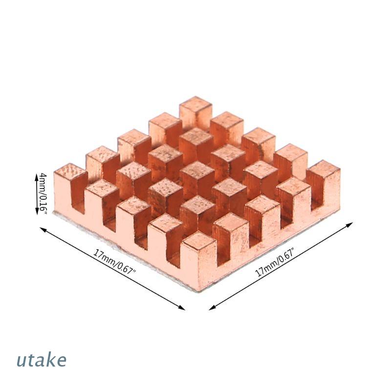 Utake Pure Copper Cooler Heat Sink Back Memory RAM Sink Cooling For MOS GPU IC Chip