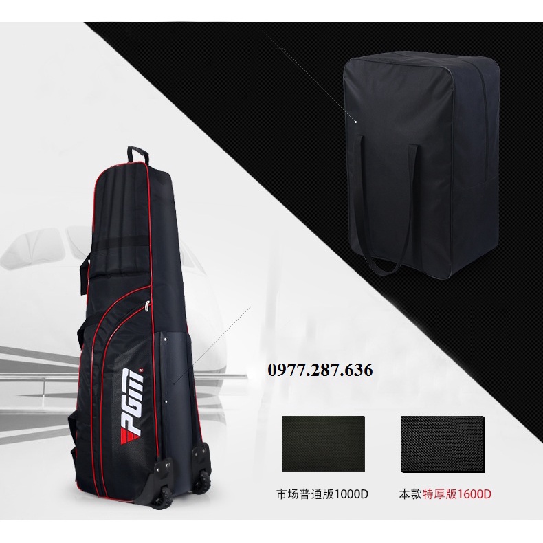 Cover máy bay túi đựng gậy golf túi hàng không cao cấp của PGM - PGM GOLF AVIATION PACKAGE CM007