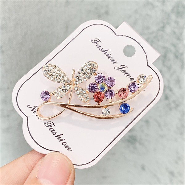 Ghim Cài Áo, Cài Áo Đính Đá Hàng Thiết Kế Họa Tiết Tinh Xảo Hàn Quốc UMI CA003