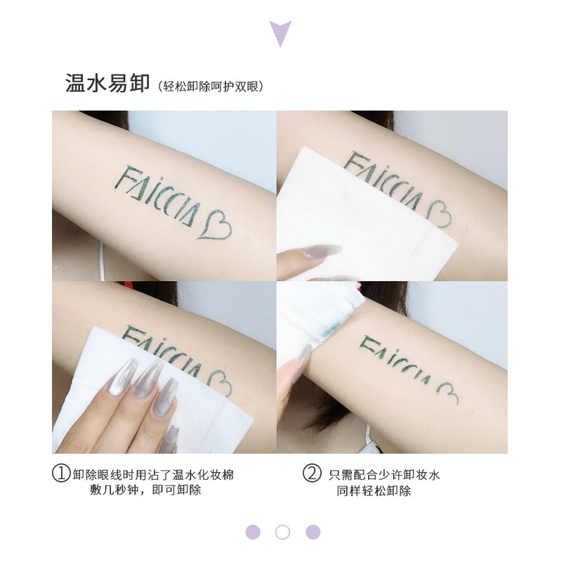 Bút Kẻ Mắt Faiccia Màu Sắc Chống Thấm Nước  Nội Địa Trung