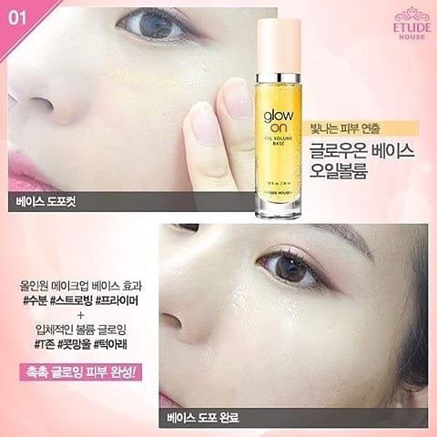 Kem Lót #etude_house_glow_on_base (30ml)