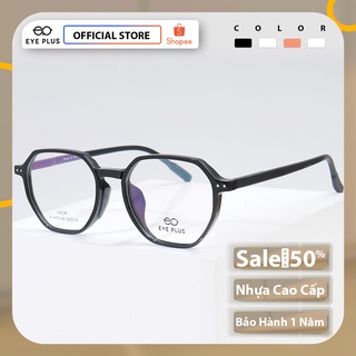 [Mã BMLT30 giảm đến 30K đơn 299K] Gọng kính cận thời trang EYE PLUS nam nữ mắt bát giác trẻ trung E450-H70126