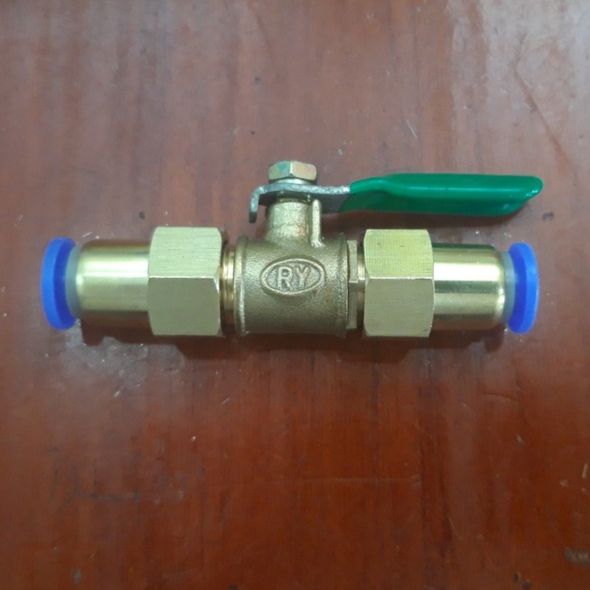 Van khóa đồng 8mm (XANH+2RT13-8)