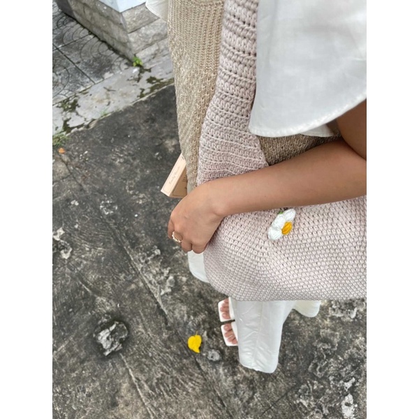 CROCHET TOTE BAG. TÚI TOTE LEN MÓC