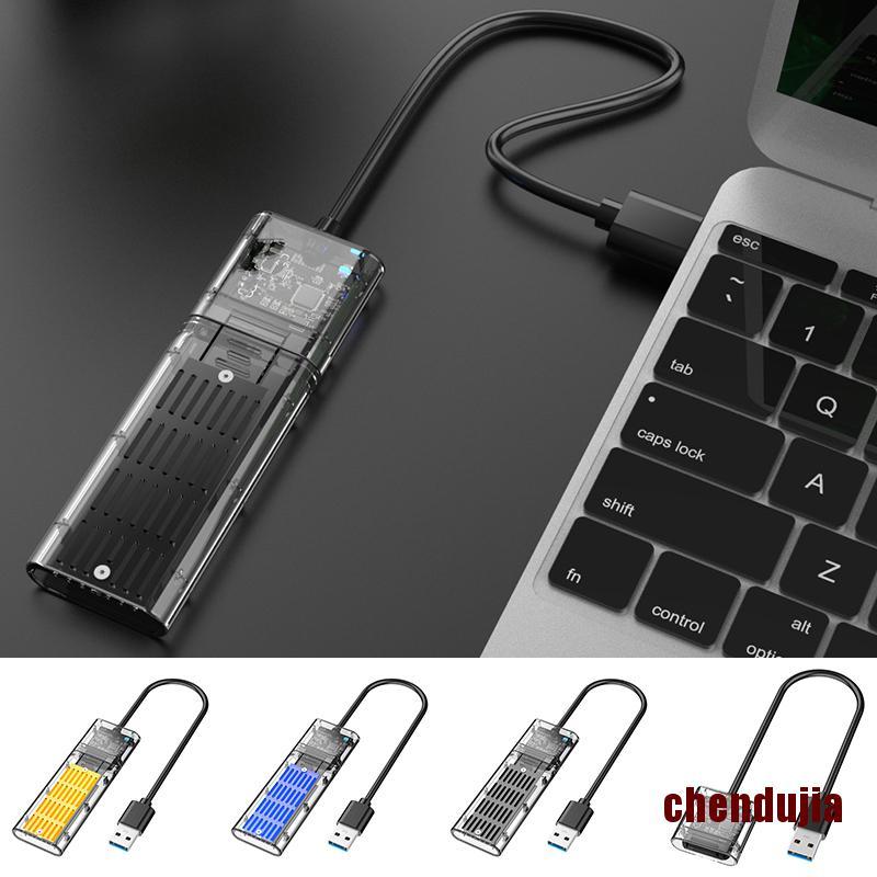 Hộp Chuyển Đổi Chenjia M2 Ssd Sata Chassis M.2 Sang Usb 3.0 Ssd Cho Ngff Sata / B Ke