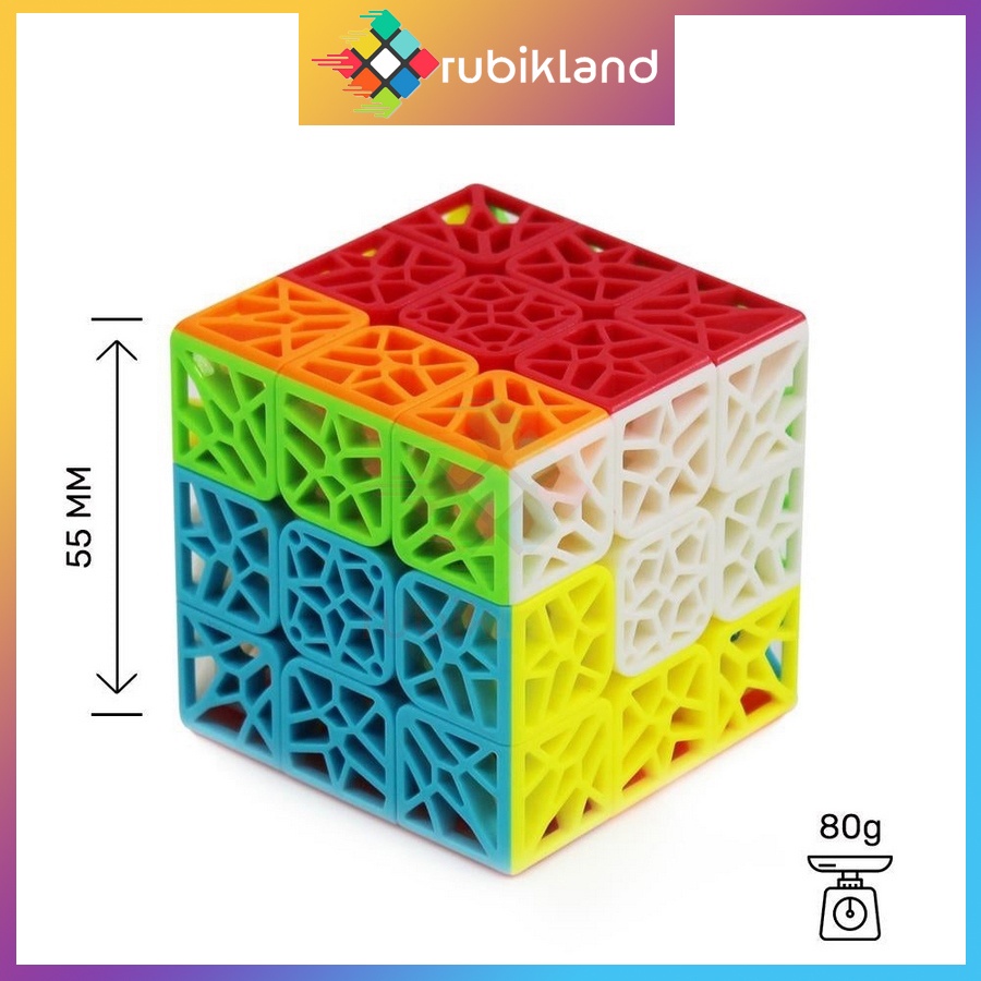 Rubik 3x3 QiYi DNA Rubic 3 Tầng Cao Cấp Đồ Chơi Trí Tuệ Trẻ Em