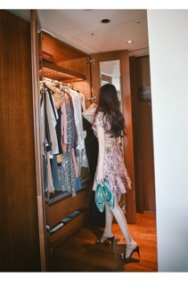 Đầm đuôi cá xoè đan dây lưng