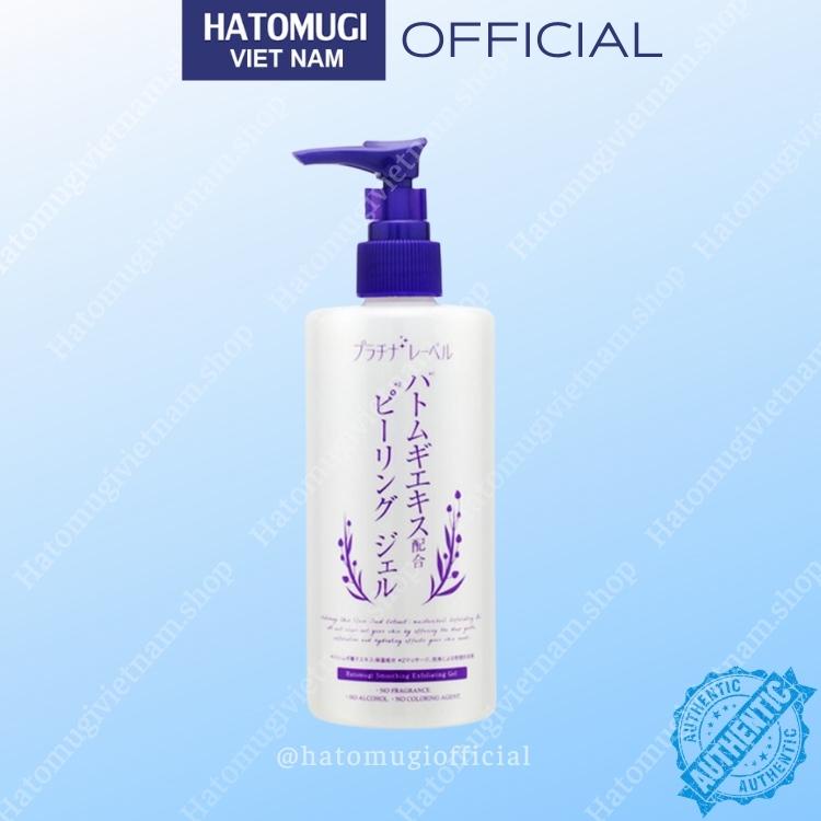 Gel tẩy tế bào da chết Hatomugi Platinum Label chiết xuất ý dĩ, mật ong Nhật bản chính hãng 300g