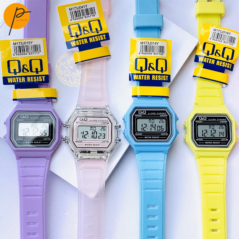 Đồng hồ chính hãng Citizen QQ mini Full sắc màu, dây đeo không kích ứng da, pin 5_7 năm cho các bé iu