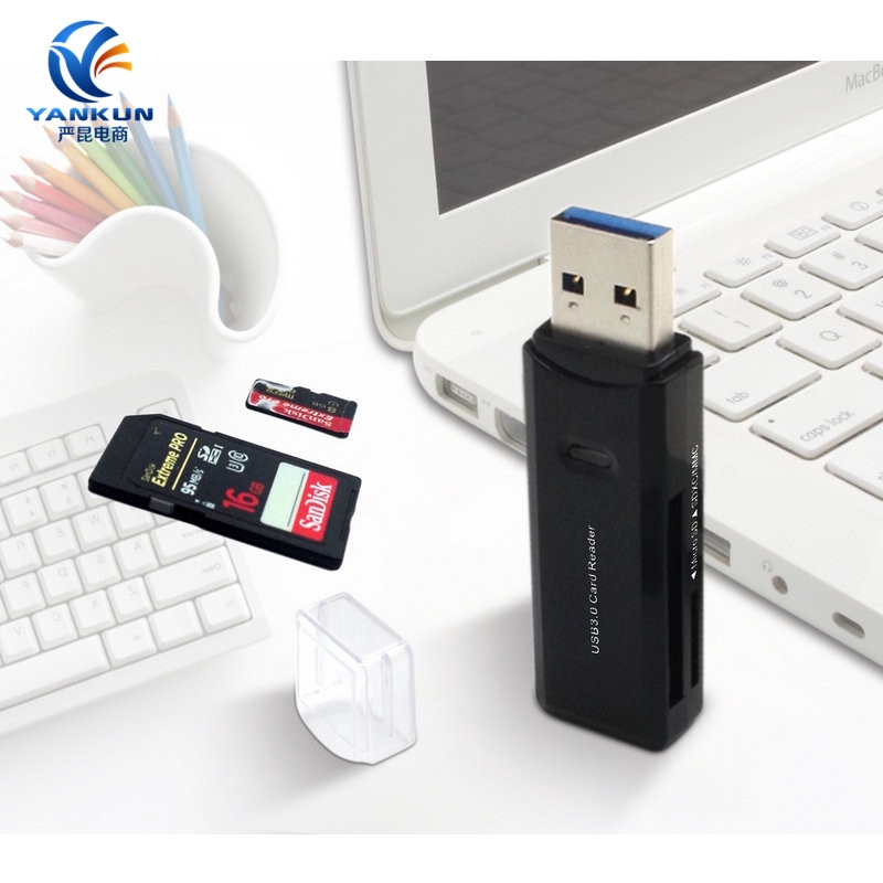 Đầu đọc thẻ nhớ mini 5Gbps USB 3.0 Micro SD / SDXC TF cho máy tính