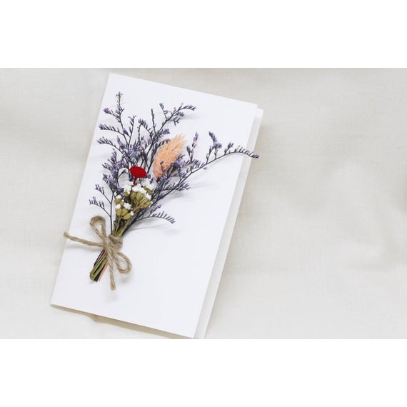 🍁 Hoa khô handmade 🍁 Nhánh hoa Sao Tình Nhân khô làm thiệp quà tặng 🍁 hoa khô nguyên liêu