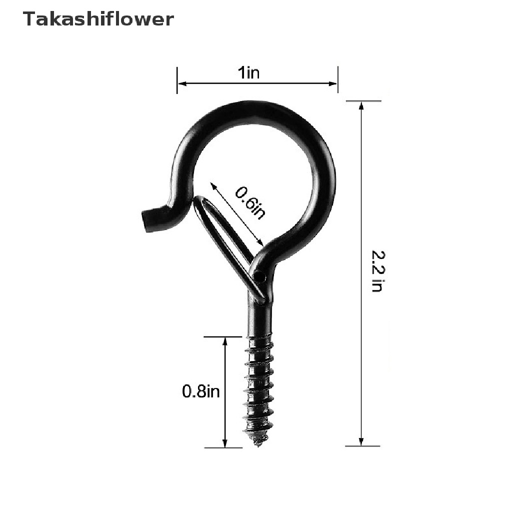 Set 5 Móc Treo Chậu Hoa Bằng Thép Không Gỉ Chất Lượng Cao