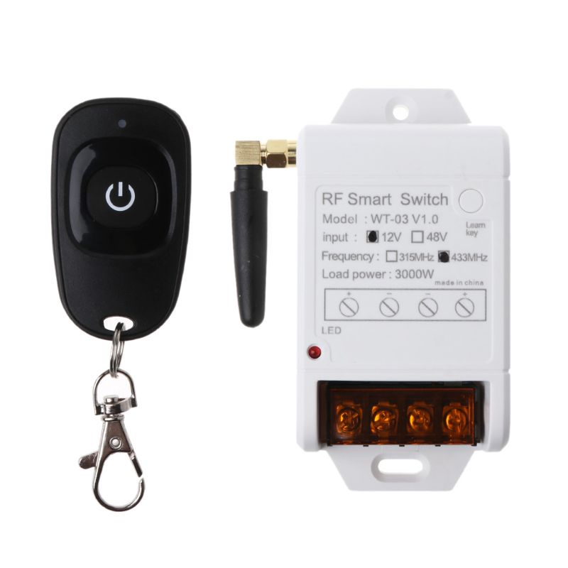 1 set mô đun tiếp nhận tín hiệu không dây DC12V-48V 1CH cho gara cửa garage | BigBuy360 - bigbuy360.vn