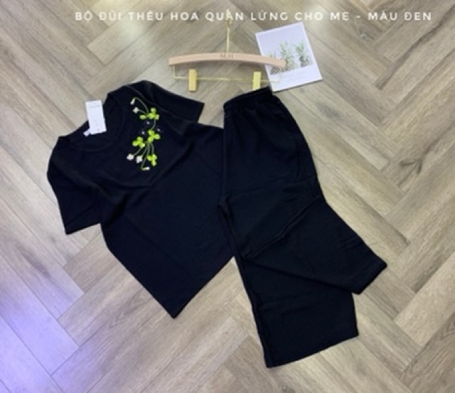 [Mã WARN20 giảm 20k đơn 150k] BÁN SỈ BỘ ĐŨI THÊU HOA QUẦN LỬNG CHO MẸ | BigBuy360 - bigbuy360.vn