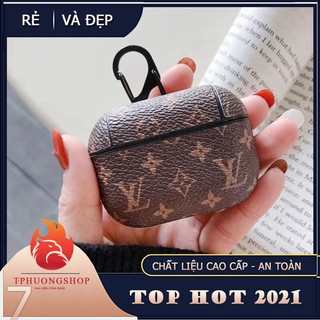 Vỏ bảo vệ bao đựng tai nghe airpod pro giả da Lv Gc Supreme