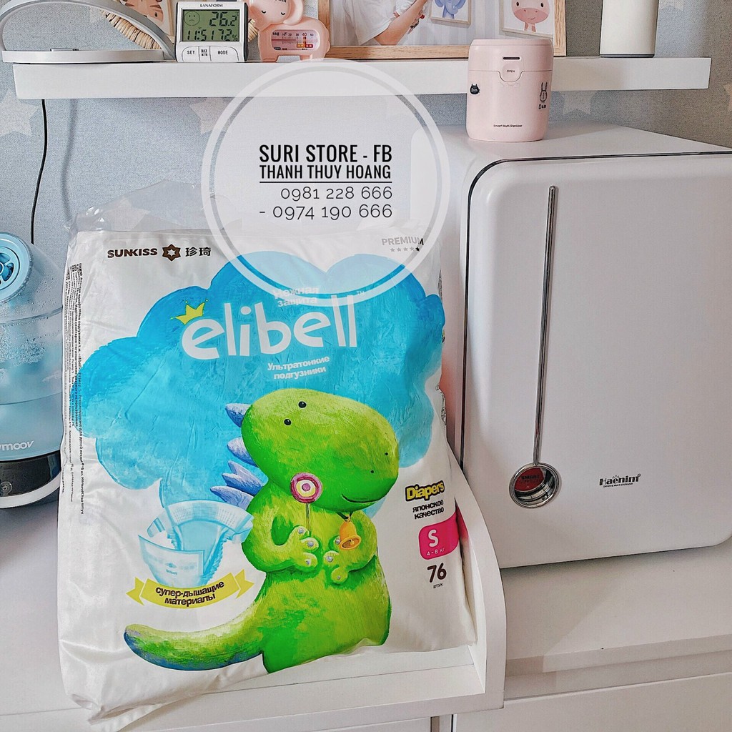 Bỉm dán/ quần nội địa Nga ELIBELL cao cấp S76/M64/L54/L44/XL38/XXL26