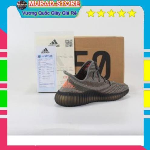 [TẶNG TẨY VỆ SINH+TẤT] giày thể thao sneaker YZ350 xám cam AV1 | BigBuy360 - bigbuy360.vn