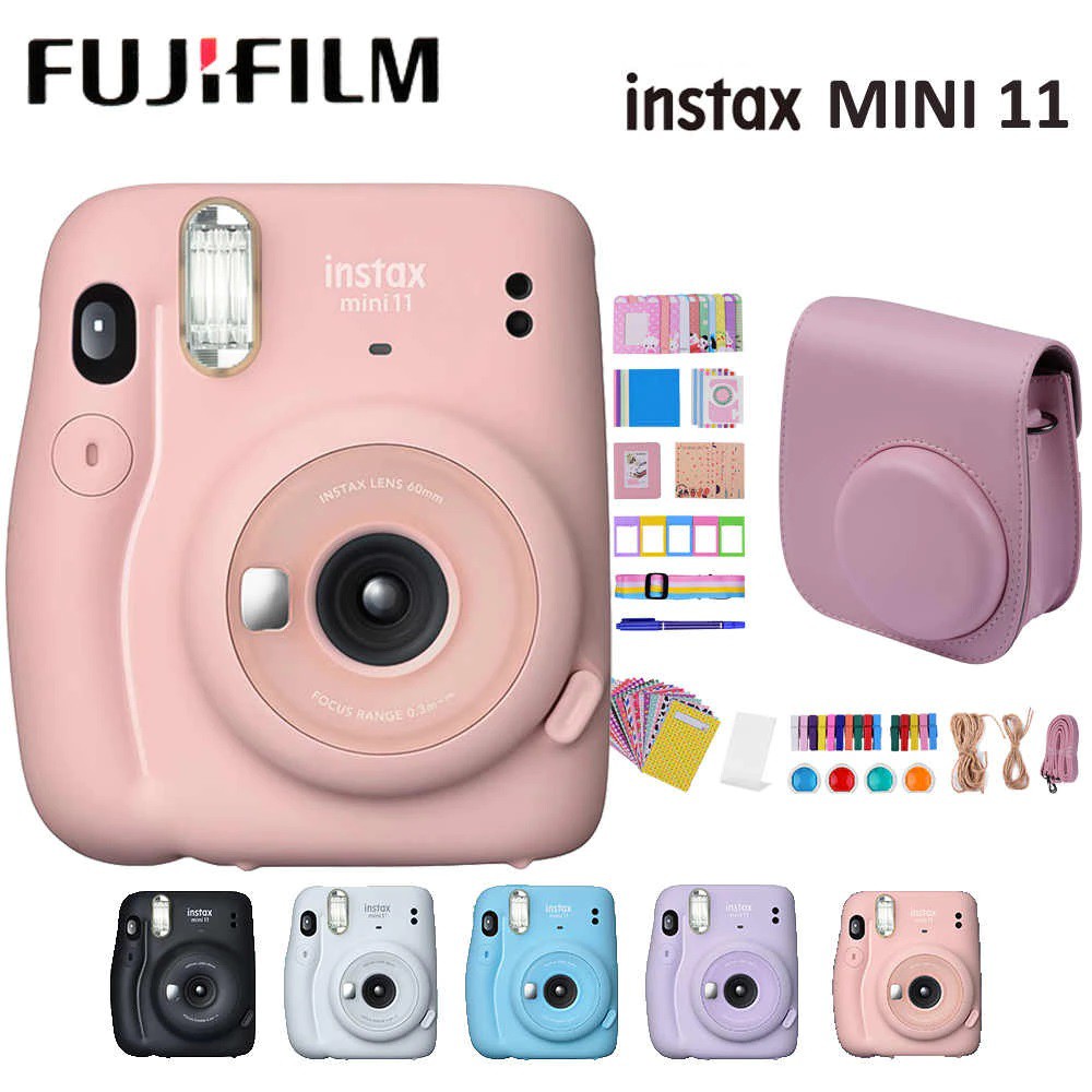 FUJIFILM INSTAX MINI 11 (TẶNG KÈM 1 HỘP FILM 10 TẤM) - Máy ảnh lấy liền - Hàng Chính Hãng
